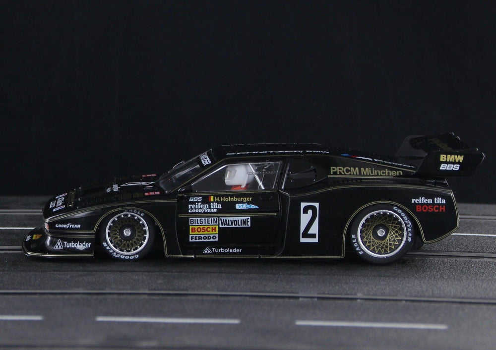 PowerHobby Racer Sideways BMW M1 Turbo Group 5 Holnburger Wurst 1/32 Slot Car SW85