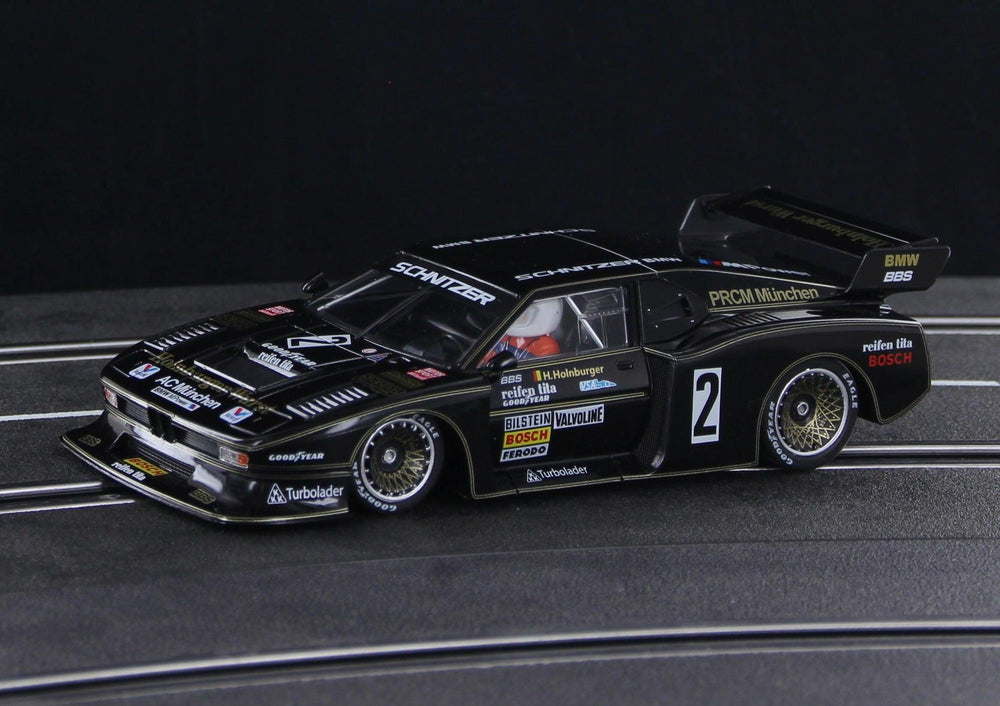 PowerHobby Racer Sideways BMW M1 Turbo Group 5 Holnburger Wurst 1/32 Slot Car SW85