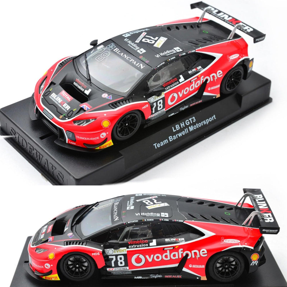 PowerHobby Racer Sideways Lamborghini Huracan GT3 Vodafone 1/32 Slot Car SWCAR01E