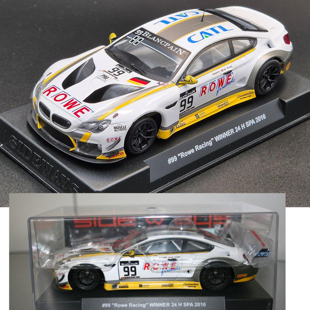 PowerHobby Racer Sideways BMW M6 GT3 24Hrs SPA 2016 Winner 1/32 Slot Car SWCAR03D