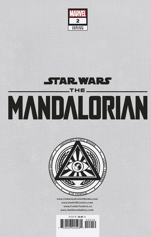 [Signed by Tyler Kirkham] STAR WARS: THE MANDALORIAN SEASON 2 #2 UNKNOWN COMICS TYLER KIRKHAM EXCLUSIVE VIRGIN VAR [IN STOCK]