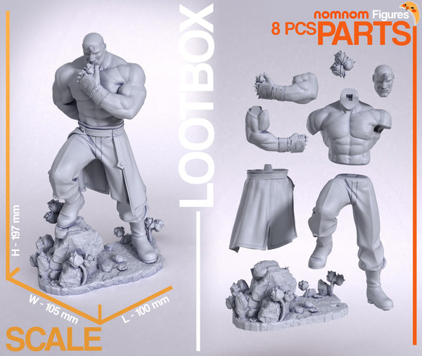 Alex Luis Armstrong - Full Metal Alchemist - 1:10 Scale