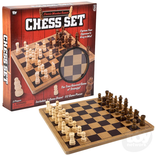 Little Shop of Magic Classic Wooden Games 10" Chess Set — Board Game