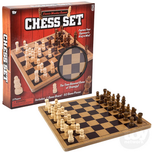 Little Shop of Magic Classic Wooden Games 10" Chess Set — Board Game