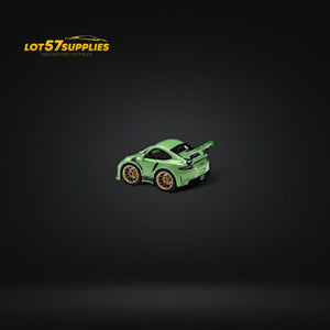 MINICRAFTSMAN 911 GT3 RS Egg Cart GREEN Limited to 299 PCS 1:64 Resin