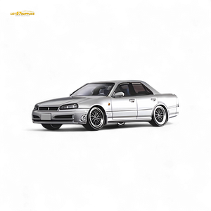Mortal ER34 SKYLINE 25GT-t AIT Exhibition Model Ordinary Silver 1:64