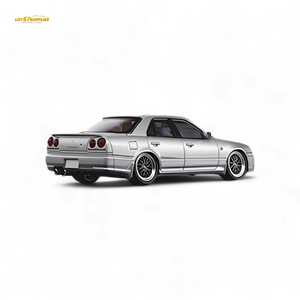 Mortal ER34 SKYLINE 25GT-t AIT Exhibition Model Ordinary Silver 1:64