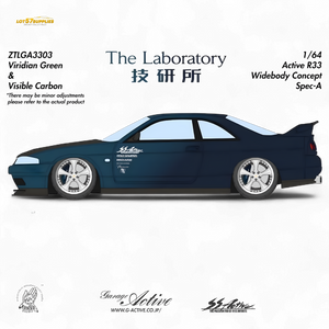 (Pre-Order) The Laboratory x ZONZO Nissan R33 Widebody Concept Spec-A 1:64