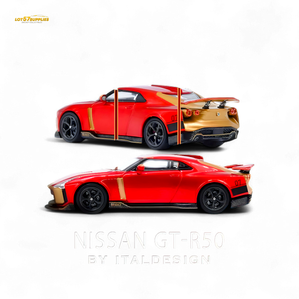 (Pre-Order) INNO64 R50 GT-R - Red 1:64