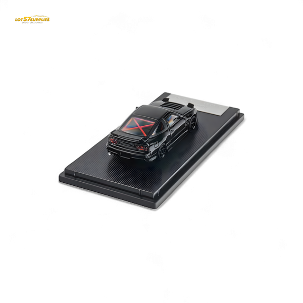 MicroTurbo Custom 180SX Type X Metallic Black MIYABI 1:64