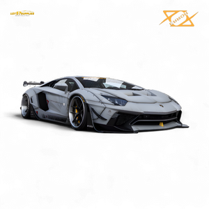 (Pre-Order) 404error Lamborghini Aventador LBWK 2.0 Fighter Gray 1:64