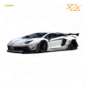 (Pre-Order) 404error Lamborghini Aventador LBWK 2.0 White 1:64