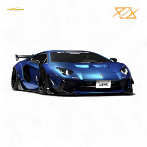 (Pre-Order) 404error Lamborghini Aventador LBWK 2.0 Blue 1:64