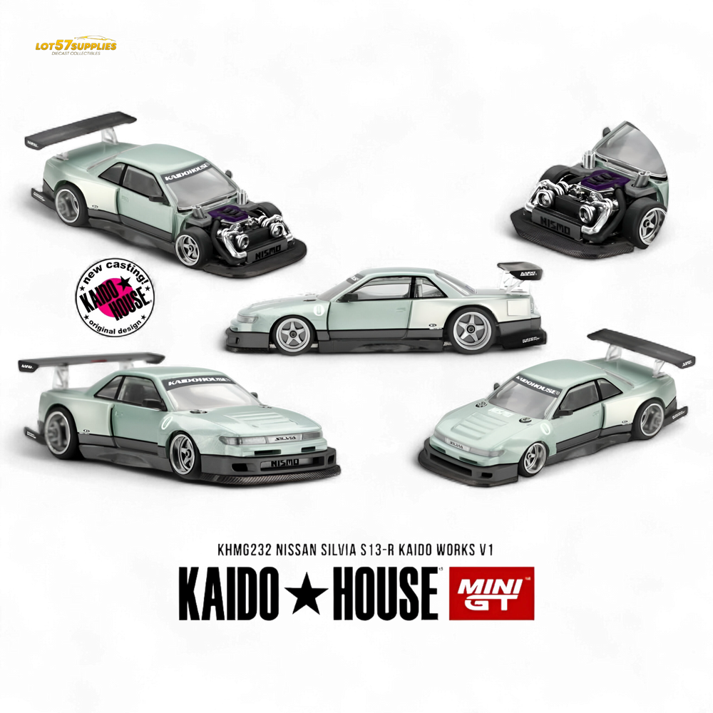 (Pre-Order) Kaido House Nissan Silvia S13-R 1:64