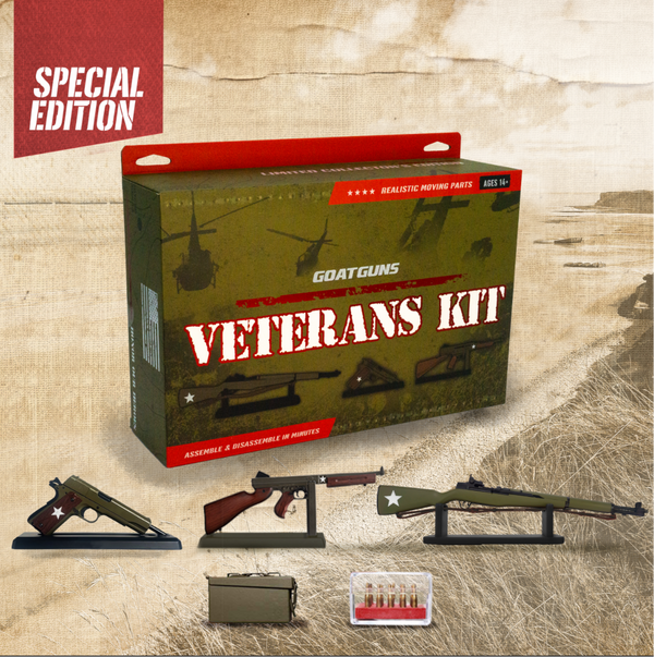 GoatGuns OD Green Veteran Kit 3 pack — Diecast Replica Guns