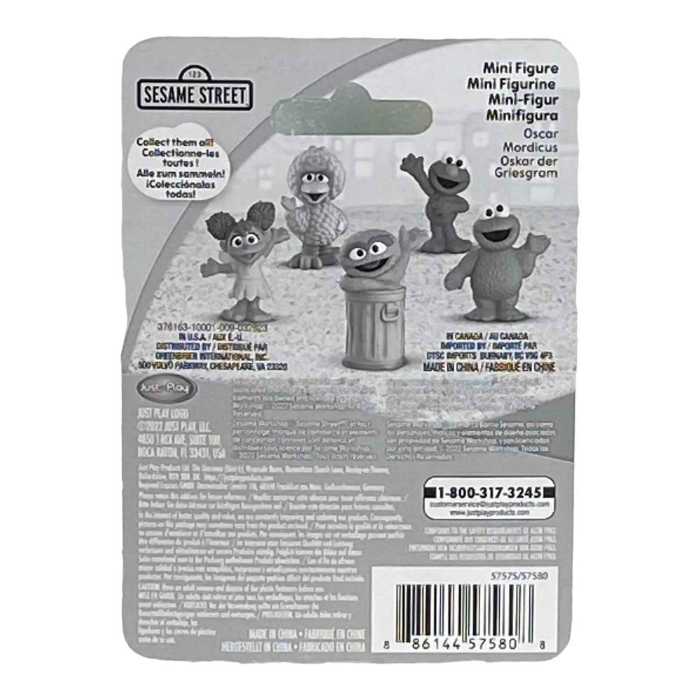 Oscar Mini Figure Cake Topper - Oscar Sesame Street