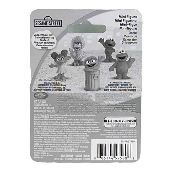 Oscar Mini Figure Cake Topper - Oscar Sesame Street