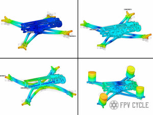 FPVCycle - Sonicare (X4) 5" Frame Kit