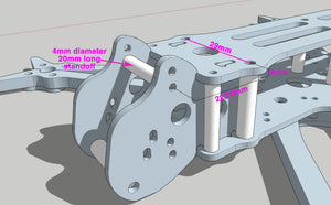 FPVCycle - Sonicare (X4) 5" Frame Kit