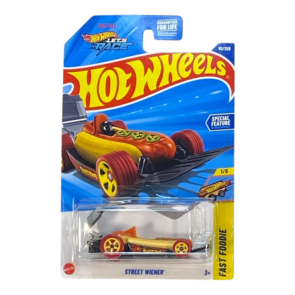 Hot Wheels Street Wiener - Silver Grill - Fast Foodie Series 1/5