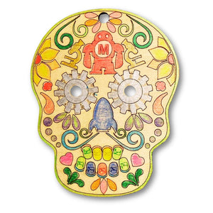 LED Wooden Maker Sugar Skull Kit
