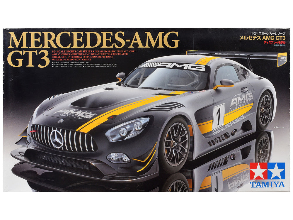 Mercedes-AMG GT3 1/24 Scale Model Kit by Tamiya