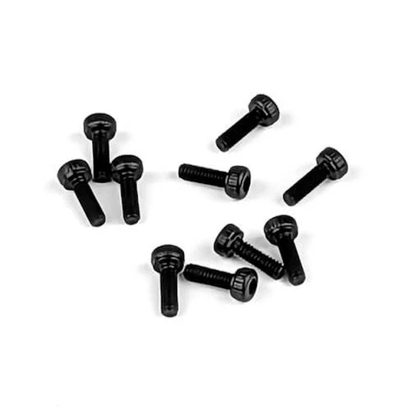 PowerHobby Tekno RC 1265 – M2x6mm Cap Head Screws (black, 10pcs)