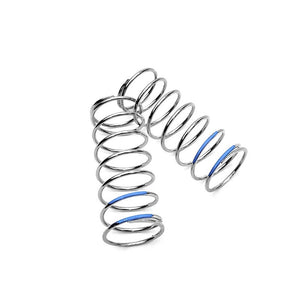 Tekno RC 6108 – Shock Spring Set (front, 1.6×8.0, 5.73lb/in, 57mm, blue)