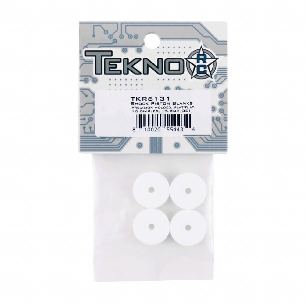 PowerHobby Tekno RC 6131 – Shock Piston Blanks Flat/flat 15.8mm Precision Molded 16 dimples