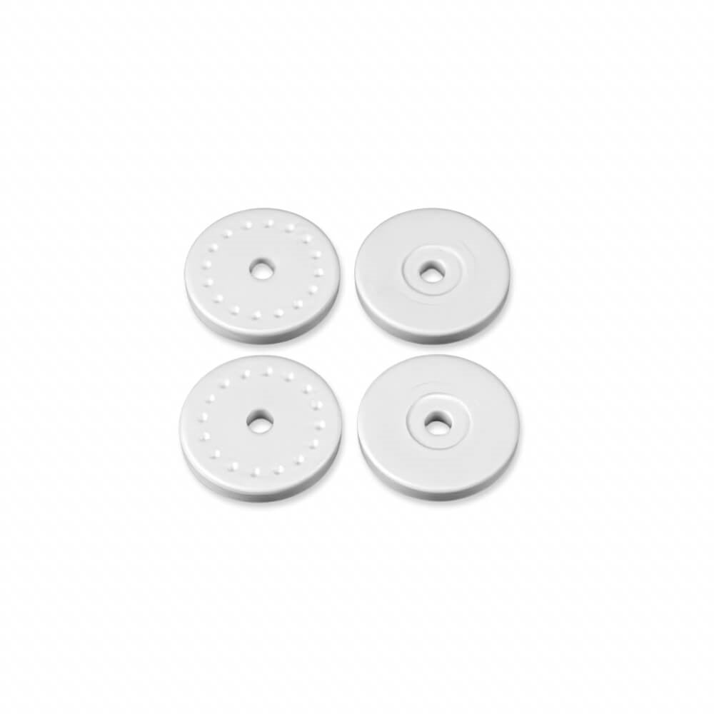 Tekno RC 6131 – Shock Piston Blanks Flat/flat 15.8mm Precision Molded 16 dimples