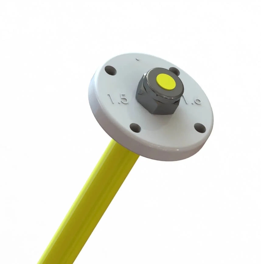 Tekno TKR6138B – Shock Piston Set (flat/flat, req. TKR1267, 2×1.5 + 2×1.6, 4pcs)