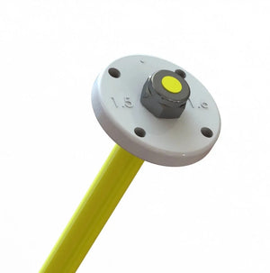 Tekno TKR6138B – Shock Piston Set (flat/flat, req. TKR1267, 2×1.5 + 2×1.6, 4pcs)