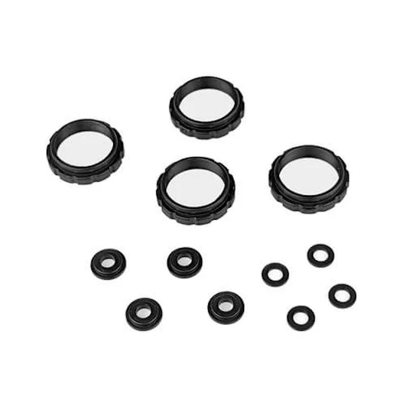 PowerHobby Tekno RC 6719 Shock Adjustment Collar & Guide Set for 13mm springs, 13mm shocks