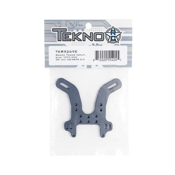 Tekno RC 9269E – Shock Tower (Rear, split, 7075 CNC, GM ano, EB/NB48 2.x)