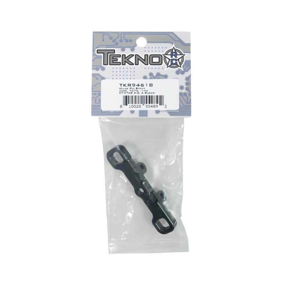 PowerHobby Tekno RC 9461B – Hinge Pin Brace (CNC, 7075, -1mm, ET/NT48 2.2, A Block)