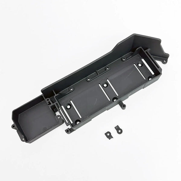 Tekno RC 9524L – Mud Guard, Battery Tray, RX Box (left, MT410 2.0)
