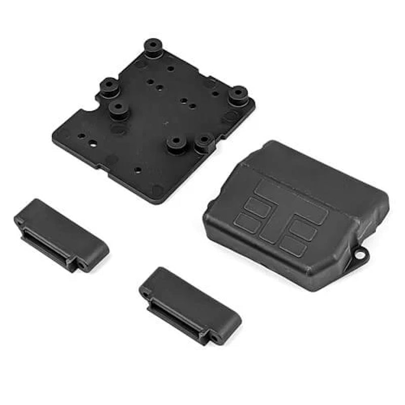 Tekno RC T9527 – ESC Tray, Radio Box Top (MT/SCT410 2.0)