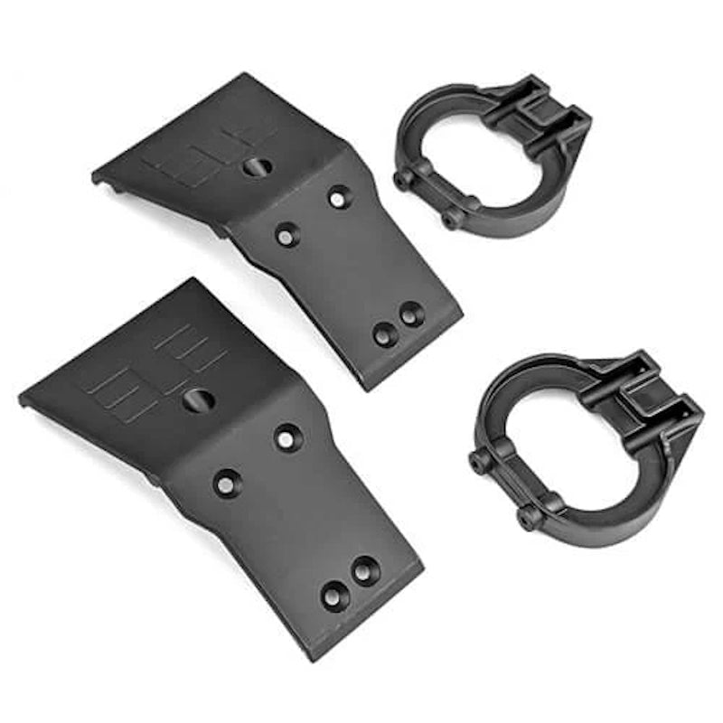 Tekno RC 9660 – Skid Plate and Bumper Cushion (F/R, MT/SCT410 2.0)