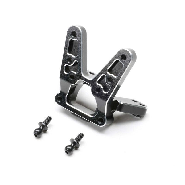 Losi TLR-1072 Rear Bulkhead, Aluminum, Black: 22S Sprint