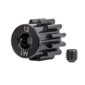 Traxxas TRA6482X Pinion Gear 12T 1.0 Mod/5mm Shaft w/Screw Sledge