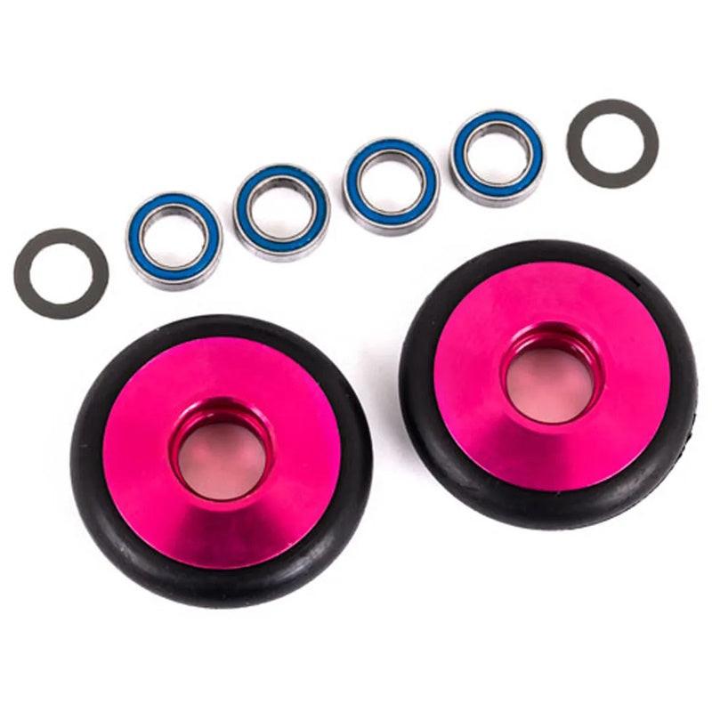 PowerHobby Traxxas TRA9461P Aluminum Wheelie Bar Wheels Pink Bandit / Rustler / Stampede — Stampede Parts