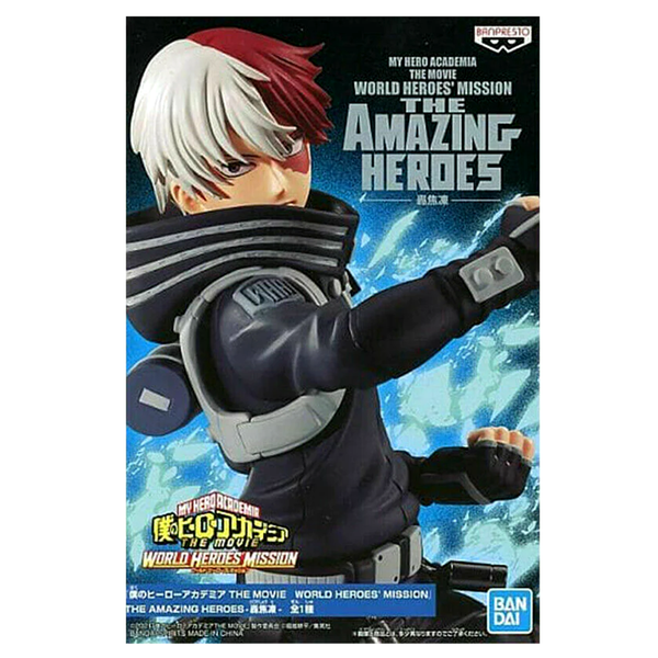 My Hero Academia: World Heroes' Mission - Shoto Todoroki - The Amazing Heroes Figure - Echo Six Hobbies