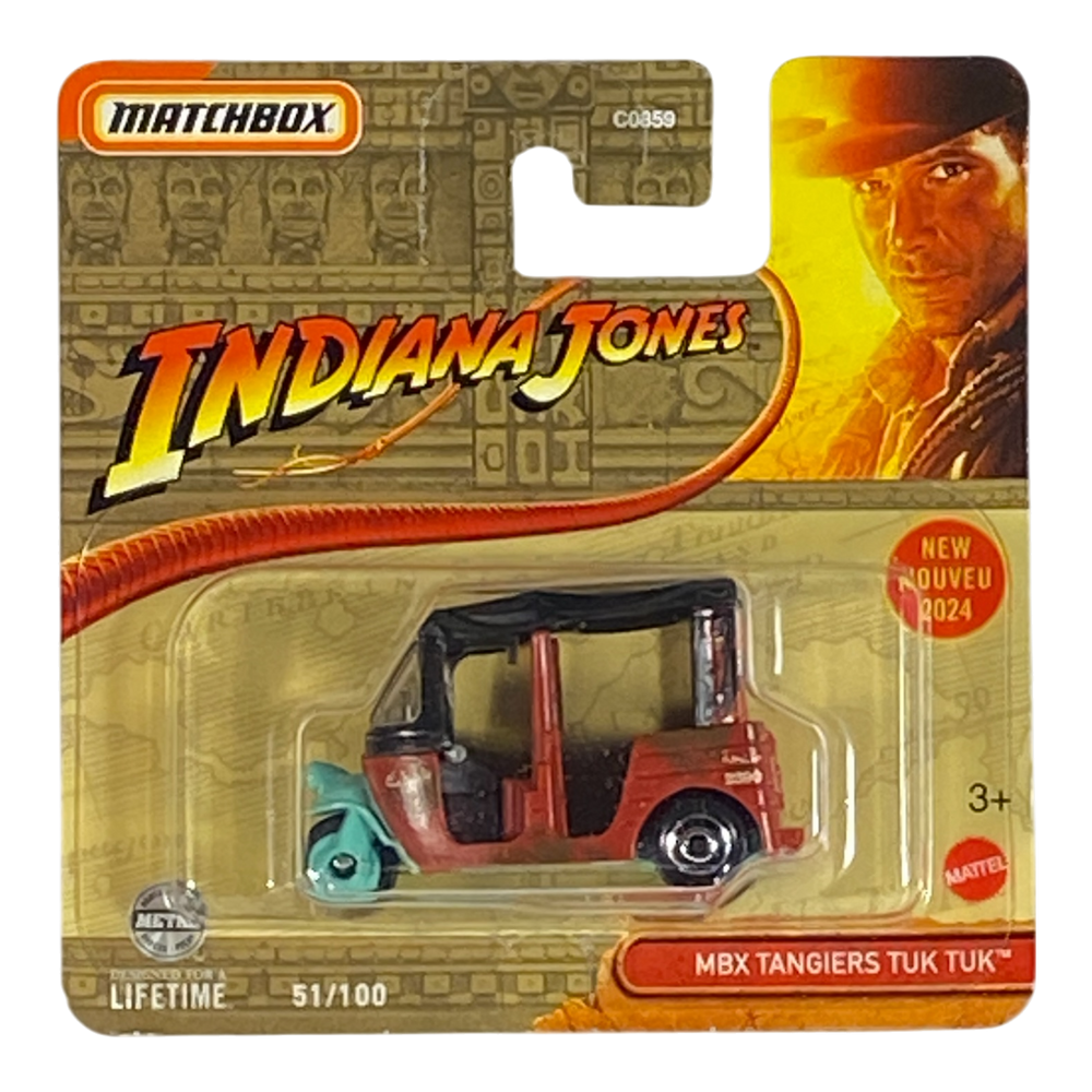 Collectors World Toys Matchbox MBX Tangiers Tuk Tuk | Indiana Jones Special Edition