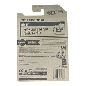Hot Wheels Tesla Model S Plaid - EV Series 1/10 (Packaging Damage)
