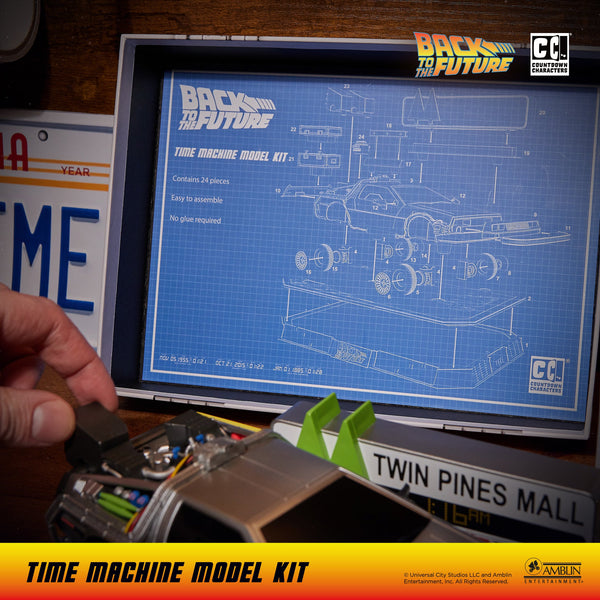 Back to the Future™ Back to the Future: Time Machine Countdown Character Model Kit