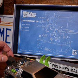 Back to the Future™ Back to the Future: Time Machine Countdown Character Model Kit