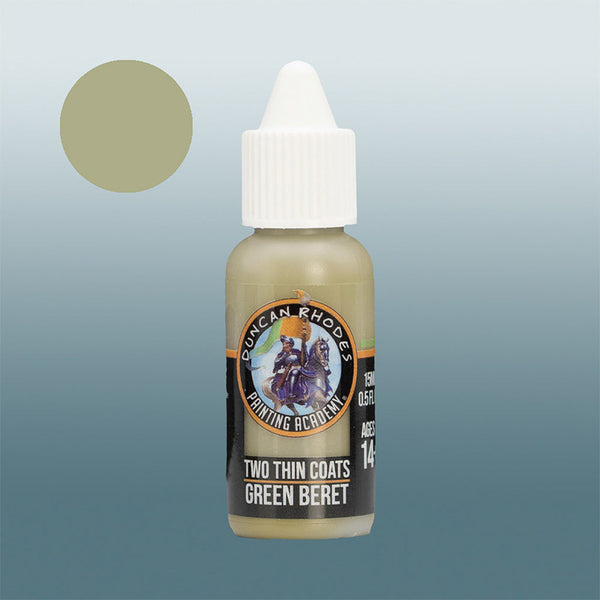 Little Shop of Magic Two Thin Coats Highlight: Green Beret — Miniatures