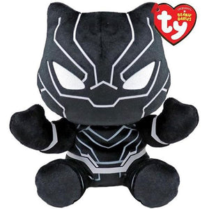 Little Shop of Magic Ty Marvel Beanie Babies: Black Panther Floppy (Small) — Toys and Collectible