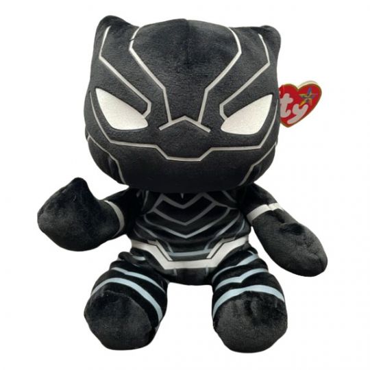 Little Shop of Magic Ty Marvel Beanie Babies: Black Panther Floppy (Medium) — Toys and Collectible