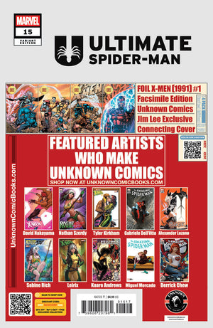Ultimate Spider-man #15 Unknown Comic Mirka Andolfo Exclusive Var (03/26/2025)